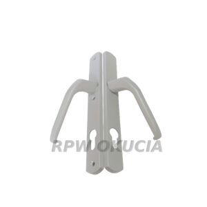 Klamka drzwiowa aluminiowa do drzwi PCV - Szara