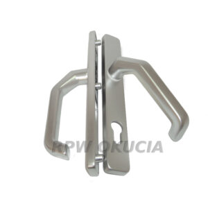 Klamka drzwiowa aluminiowa z szyldem 32/1200 -  Anodowana F1