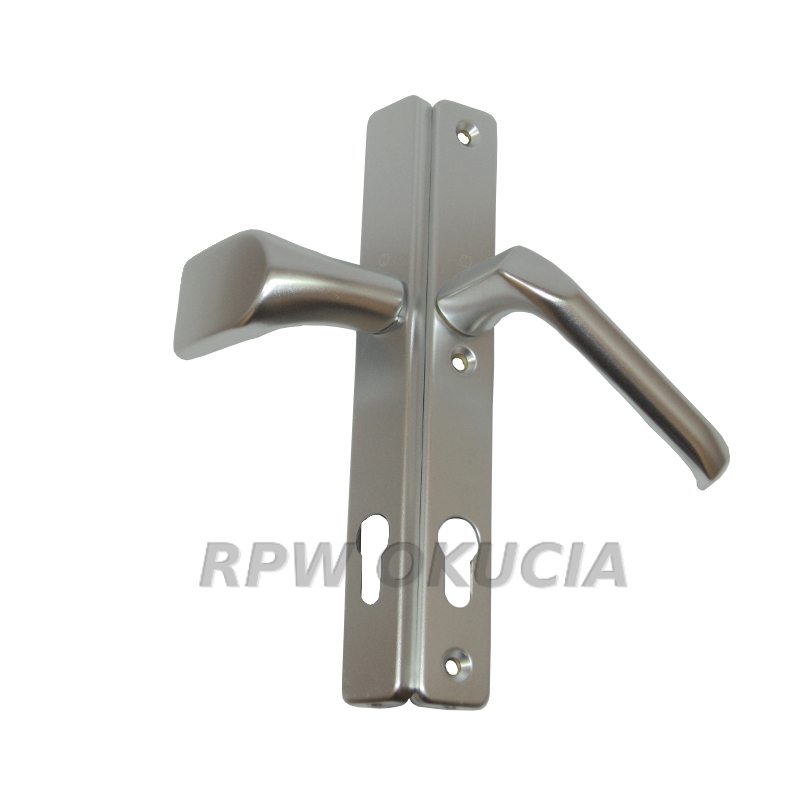 Gałko-klamka drzwiowa Hoppe London - Srebrna F1