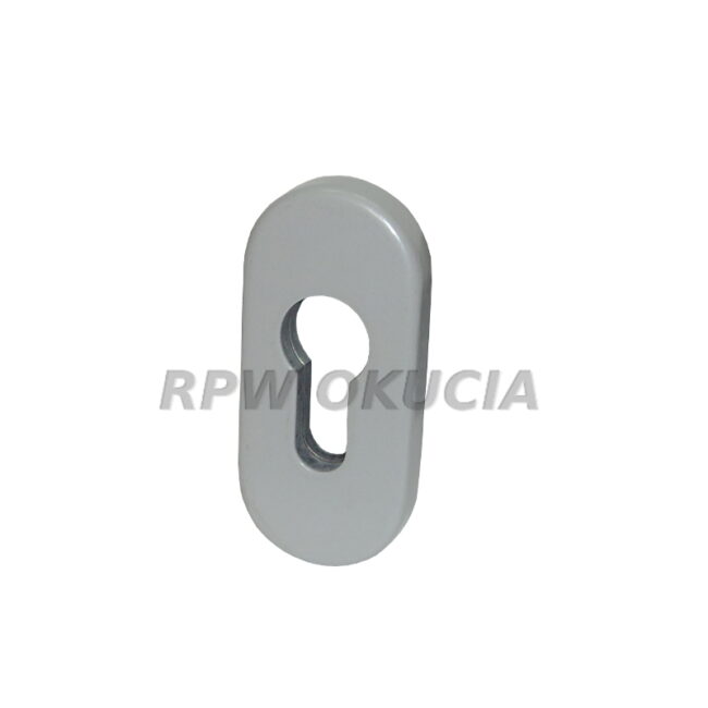 Rozeta drzwiowa owalna kolor 9006 PZ